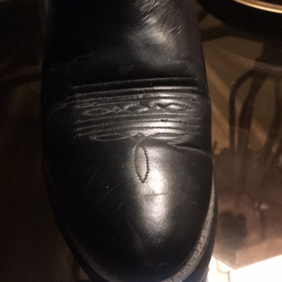 Vintage 1994 black made in Mexico cowboy boots - Picture 4 of 7